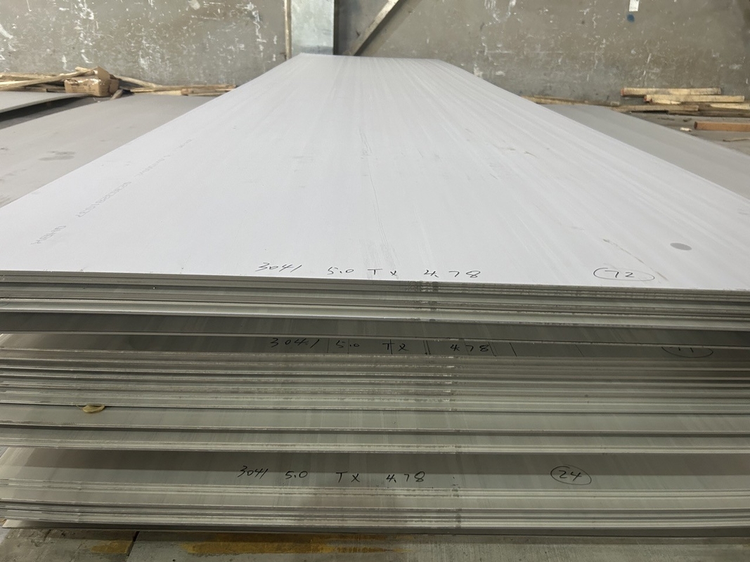 SUS 200 séries 201 feuilles inoxydables de plaque d'acier chaudes/laminées à froid pour Constrution